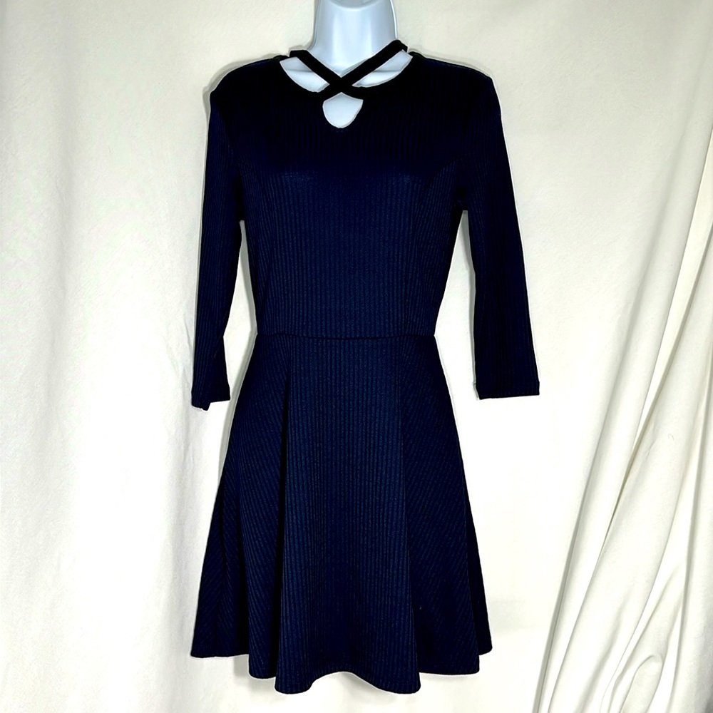 NWT H&M Divided Navy Blue Dress | Size: 8 - Picture 1 of 6